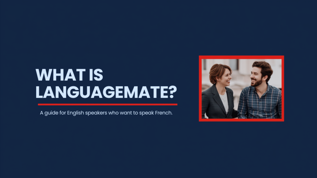 Two people having a conversation, illustrating the LanguageMate language partner program